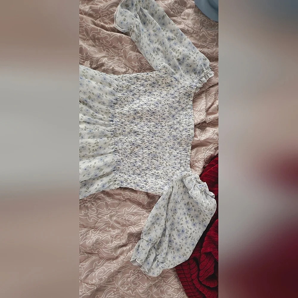 Cottage Core summer dress Large - Picture 2 of 2